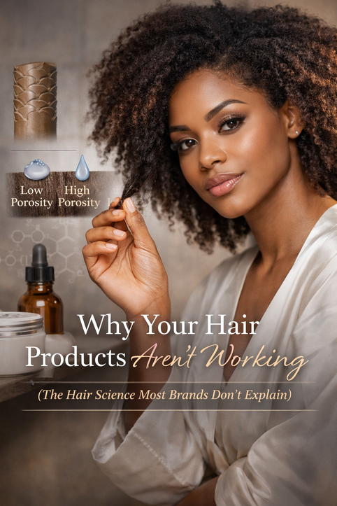 Why Your Hair Products Aren’t Working (The Hair Science Most Brands Don’t Explain)