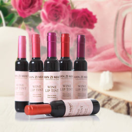 Wine Bottle Shape Lip Tint – Long-Lasting Waterproof Lip Stain | Buildable Color, Smudge-Proof Finish