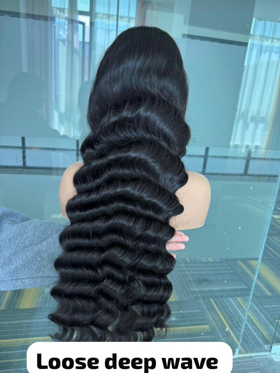 HD Loose Wave 13×6 HD Lace Front Wig – Glueless Human Hair Wig