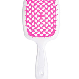 Detangling Hair Massage Comb Brush - Pink/White