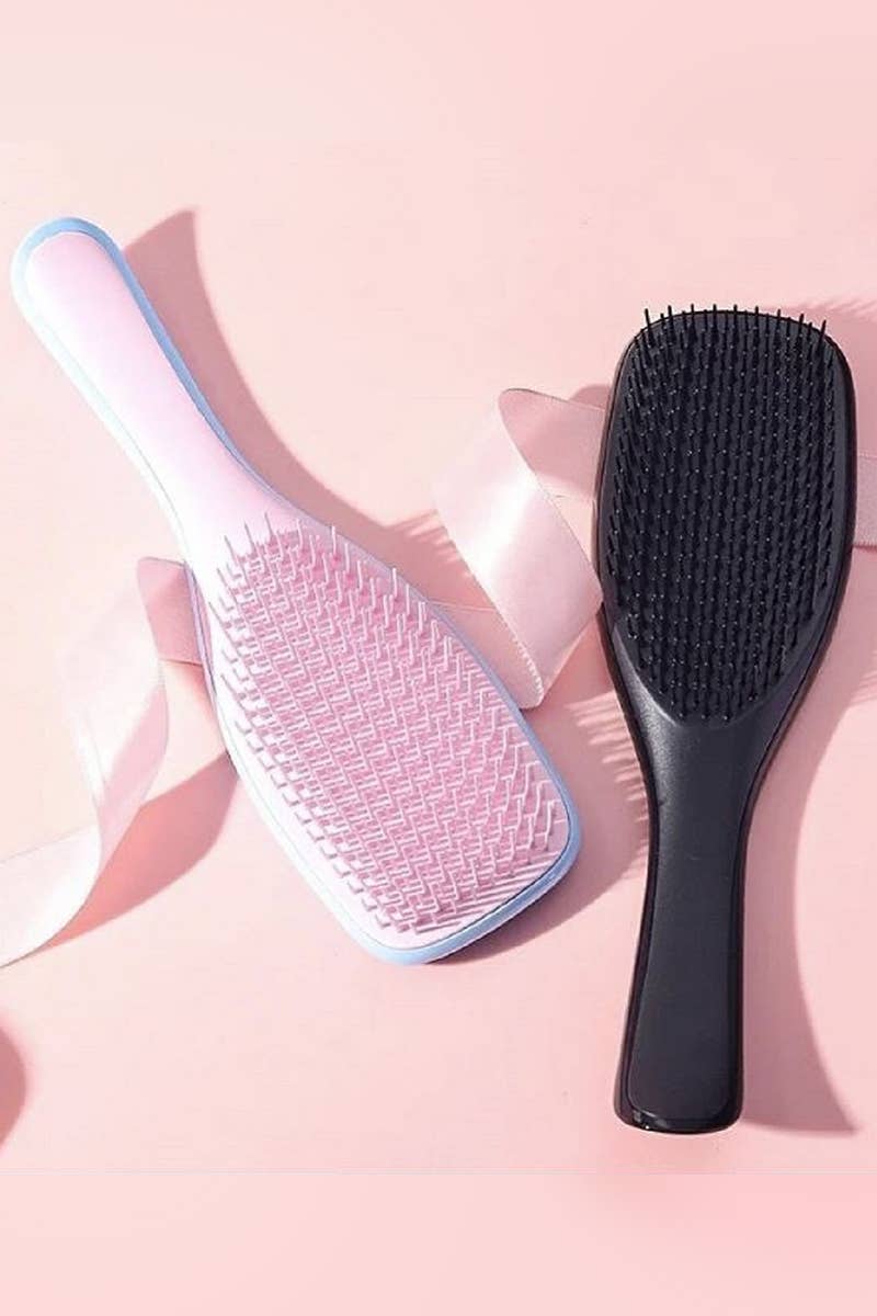 The Ultimate Detangler Hairbrush Comb For Wet & Dry - Black/Black