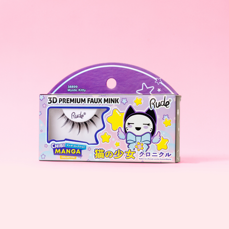 Chibi Manga 3D Premium Faux Mink Lashes - Mystic Kitty
