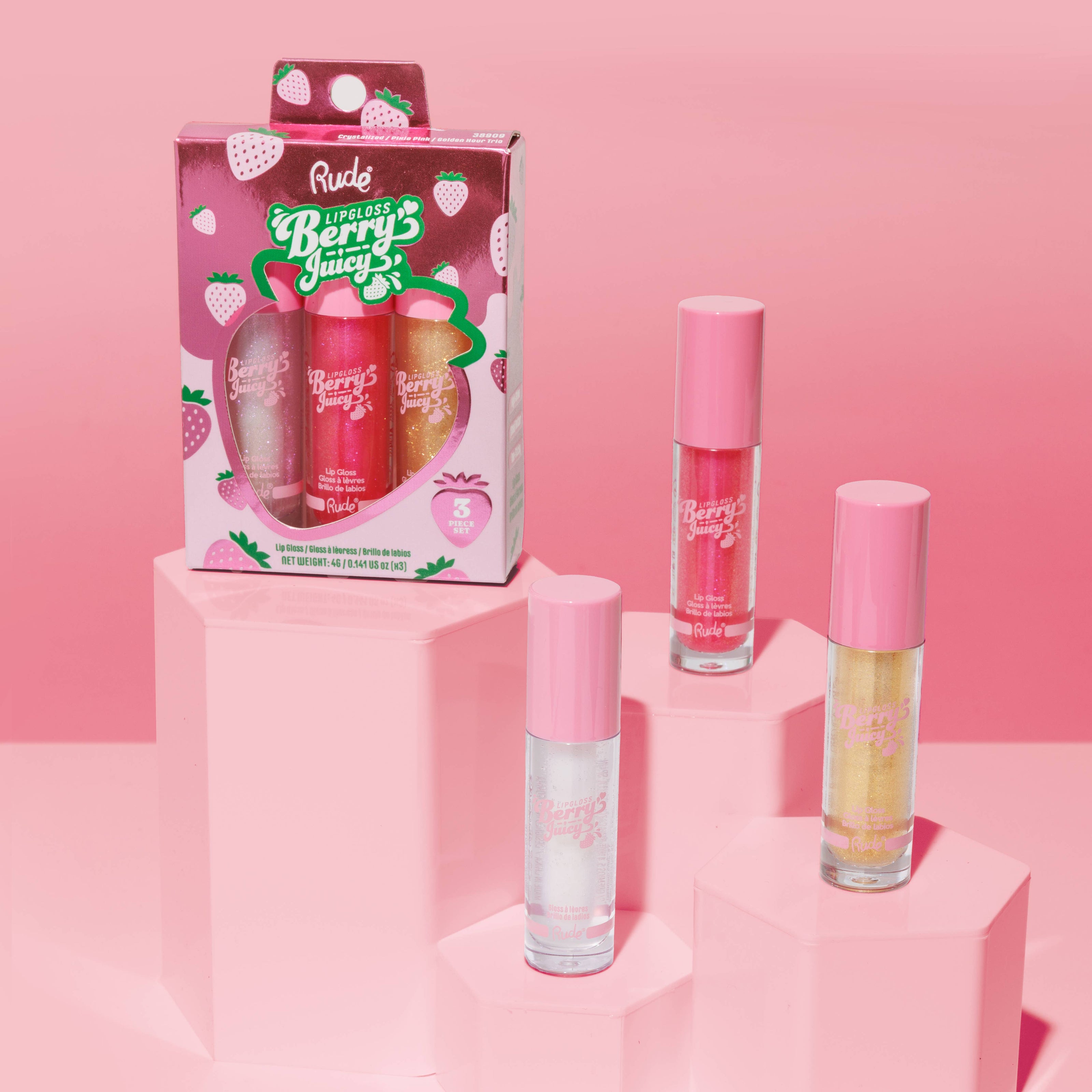 Berry Juicy Lip Gloss Trio Set