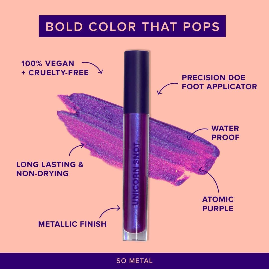 Liquid Metal Lip Stain | Purple-Boom | Lip Paint | Lipstick