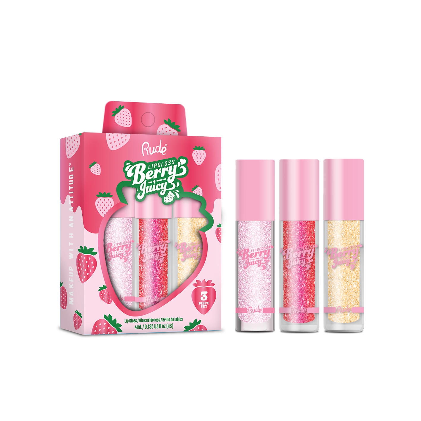 Berry Juicy Lip Gloss Trio Set