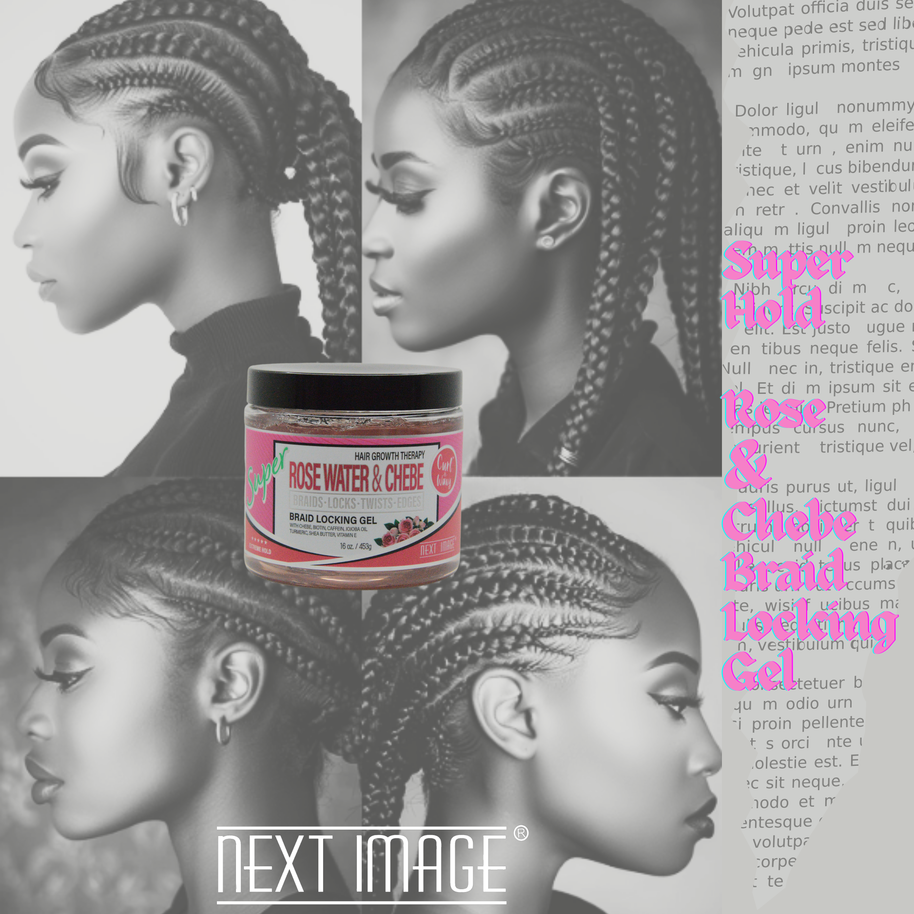 Braid Locking Gel Super Hold [Rose Water]