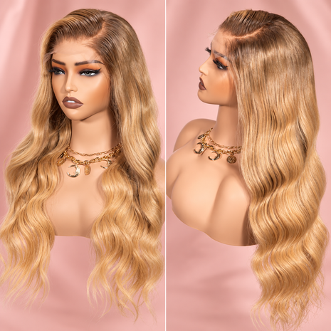 Stella Glueless Ready to Go Wig 5x5/13x4 HD Wig With Small Knots and Preplucked Hairline and Bleached Knots