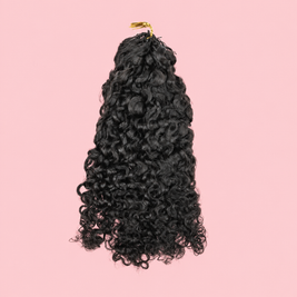 Natural Black #1B Crochet 100% Human Hair Bundle Muse Extension 100g