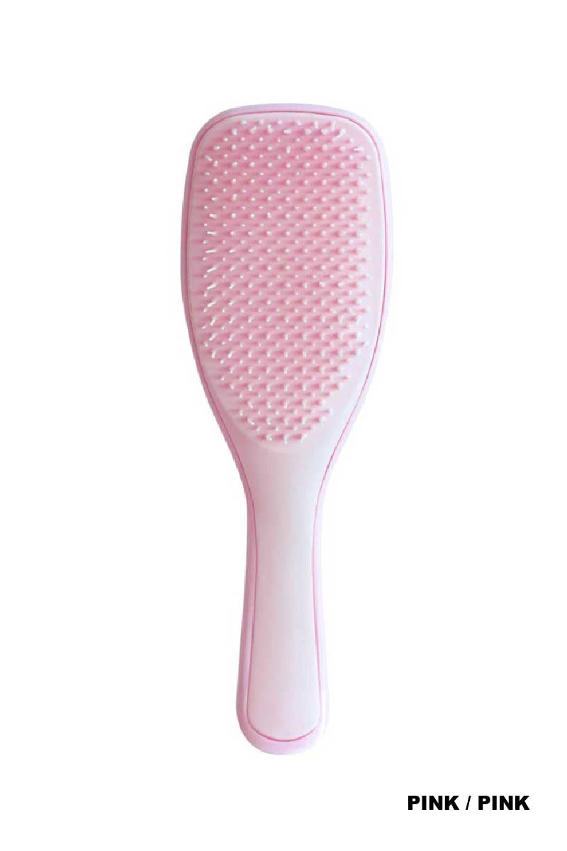 The Ultimate Detangler Hairbrush Comb For Wet & Dry: Pink/Pink