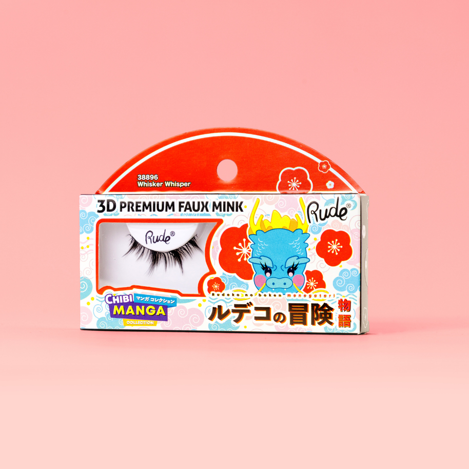 Chibi Manga 3D Premium Faux Mink Lashes - Whiskier Whisper