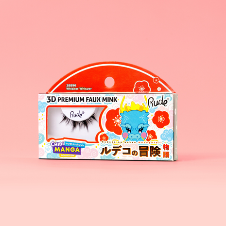 Chibi Manga 3D Premium Faux Mink Lashes - Whiskier Whisper