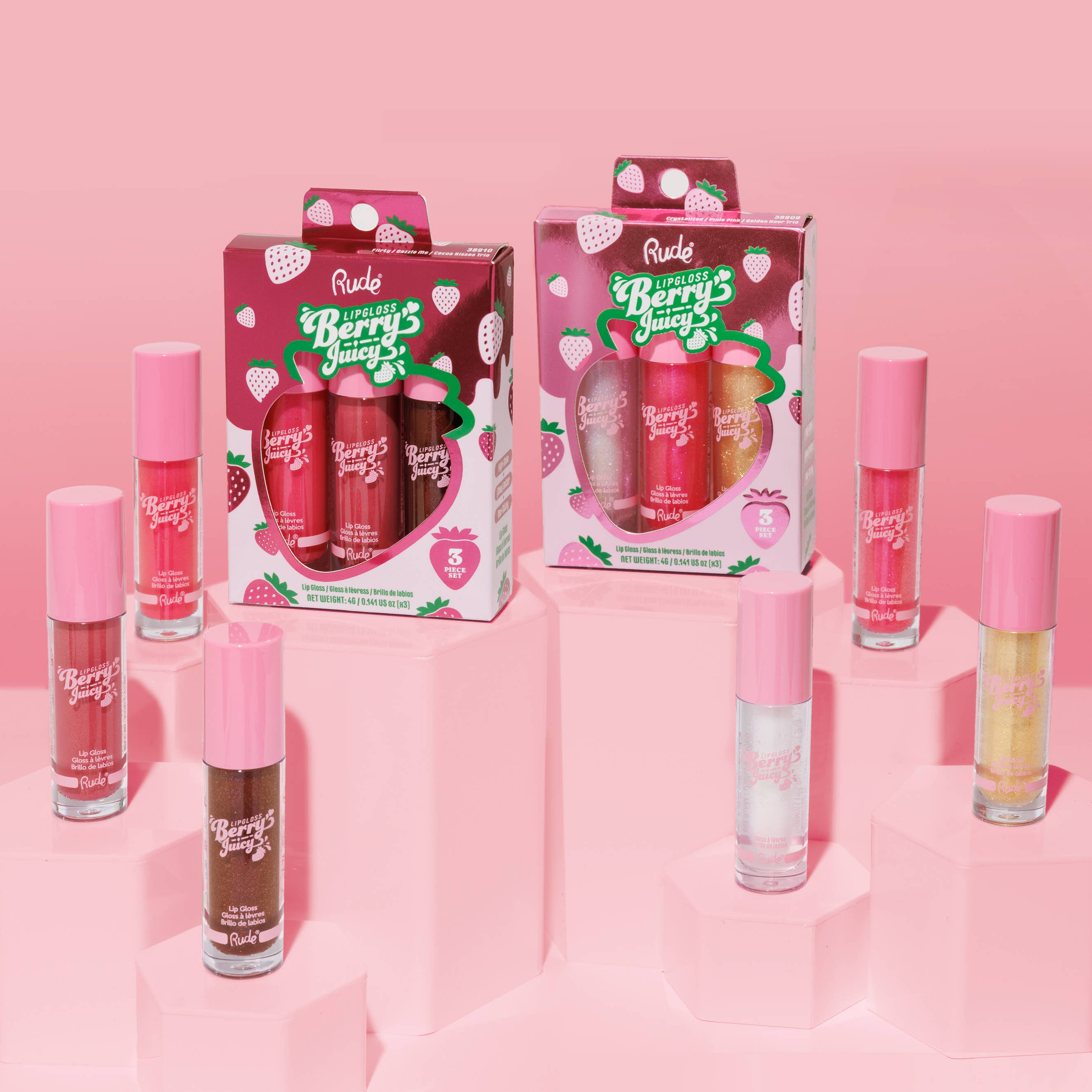 Berry Juicy Lip Gloss Trio Set