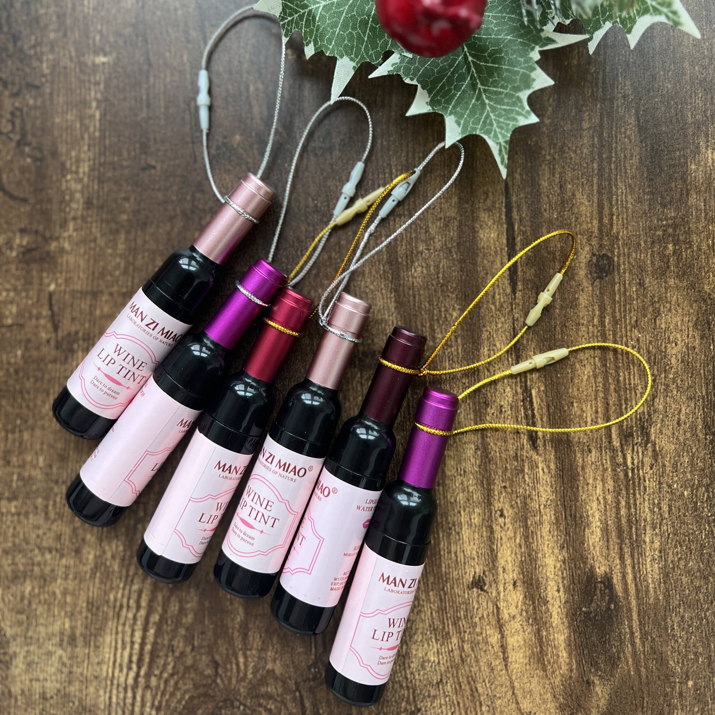 Wine Bottle Shape Lip Tint – Long-Lasting Waterproof Lip Stain | Buildable Color, Smudge-Proof Finish