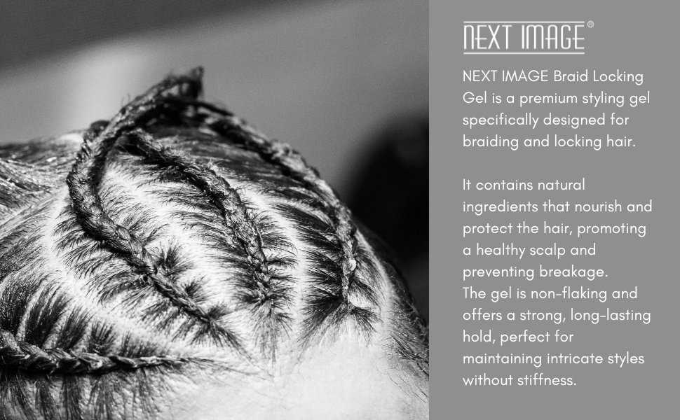 Braid Locking Gel Super Hold [Rose Water]