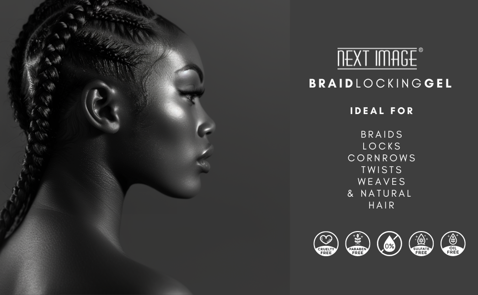 Braid Locking Gel Super Hold [Rose Water]