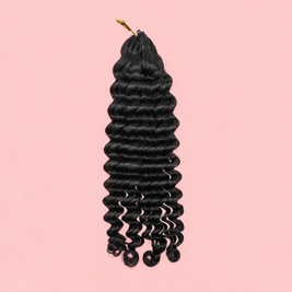 Natural Black #1B Crochet 100% Human Hair Bundle Muse Extension 100g