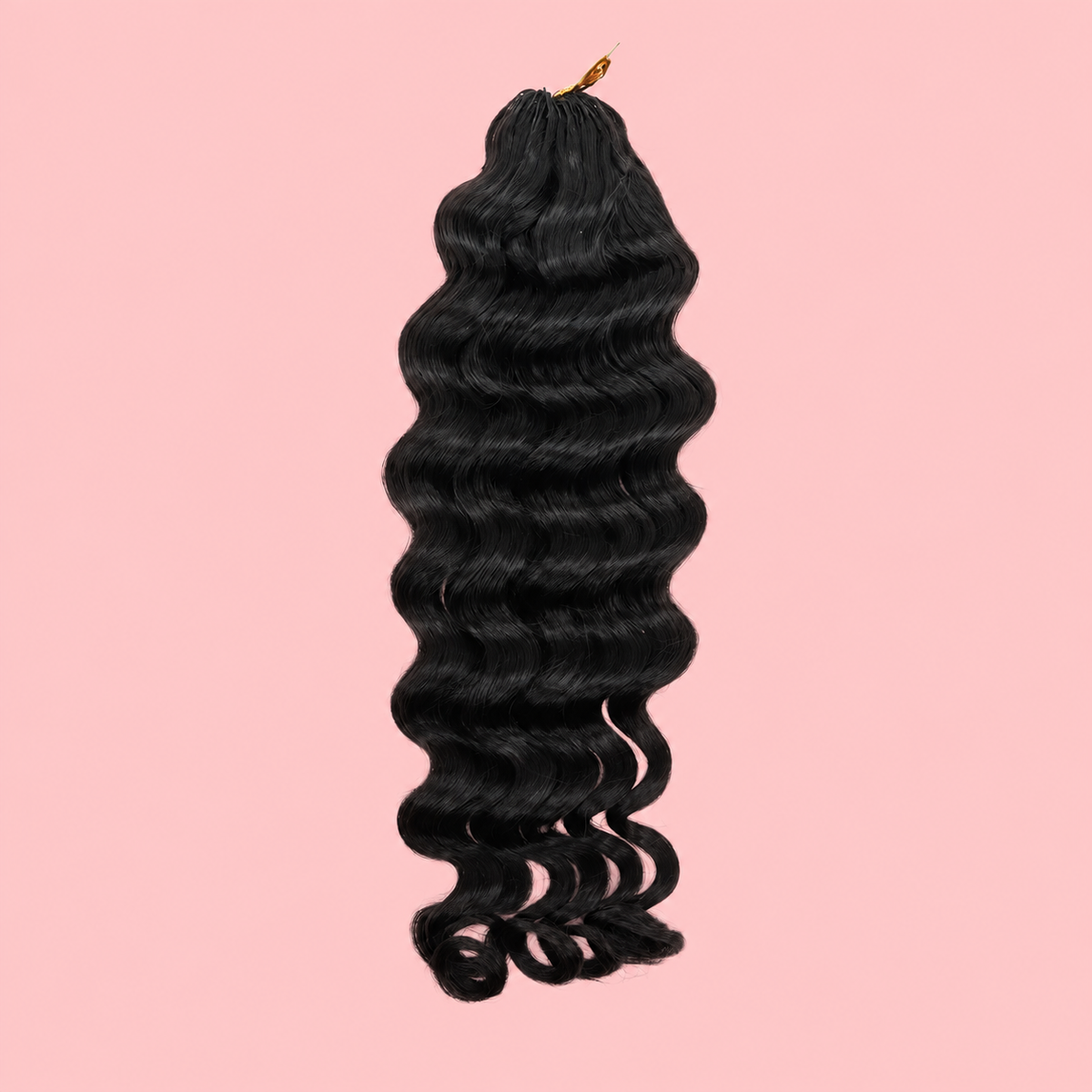 Natural Black #1B Crochet 100% Human Hair Bundle Muse Extension 100g