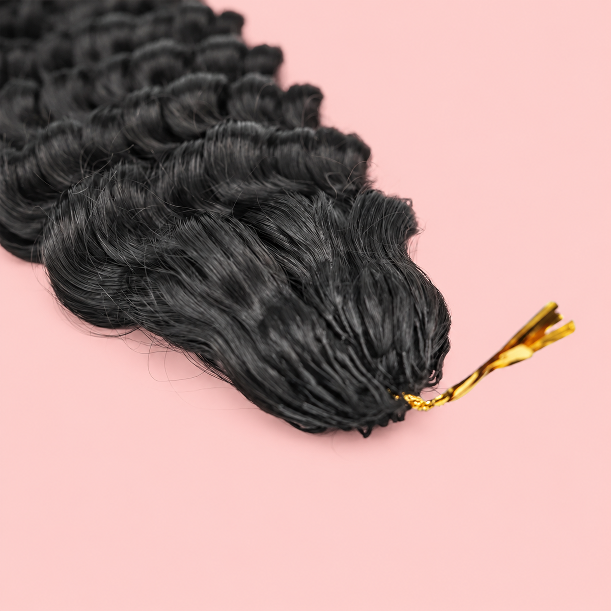 Natural Black #1B Crochet 100% Human Hair Bundle Muse Extension 100g