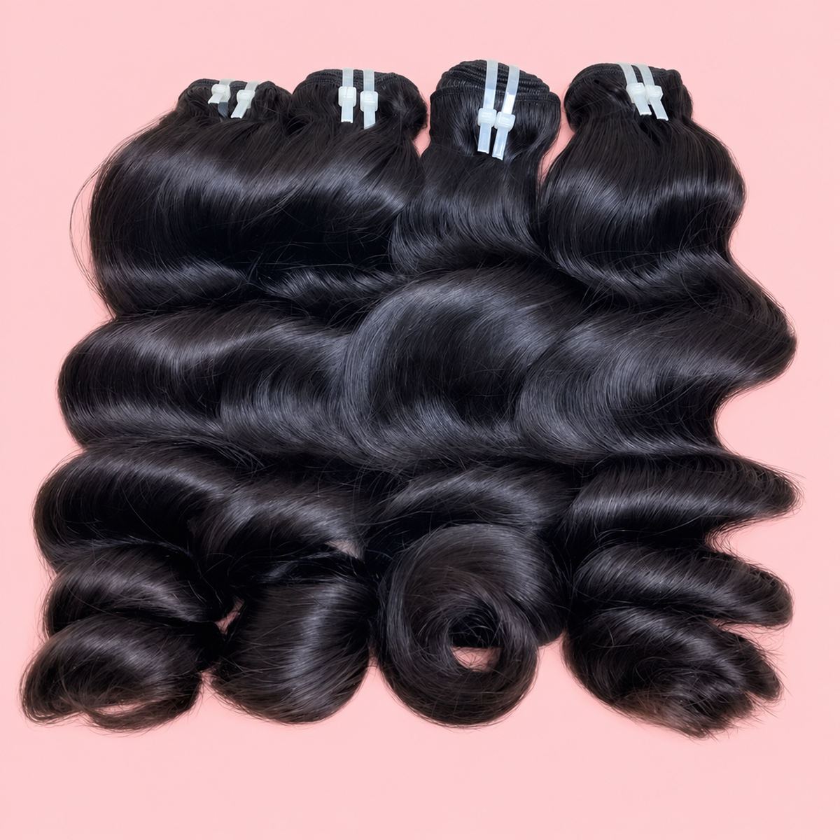 Loose Wave Muse Extensions 
100% Raw Hair Human Hair Single Donor Hair 3 or 4 Bundles