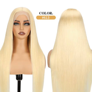 Blonde Silky Straight 13 x 4 HD Lace Human Hair Wig
