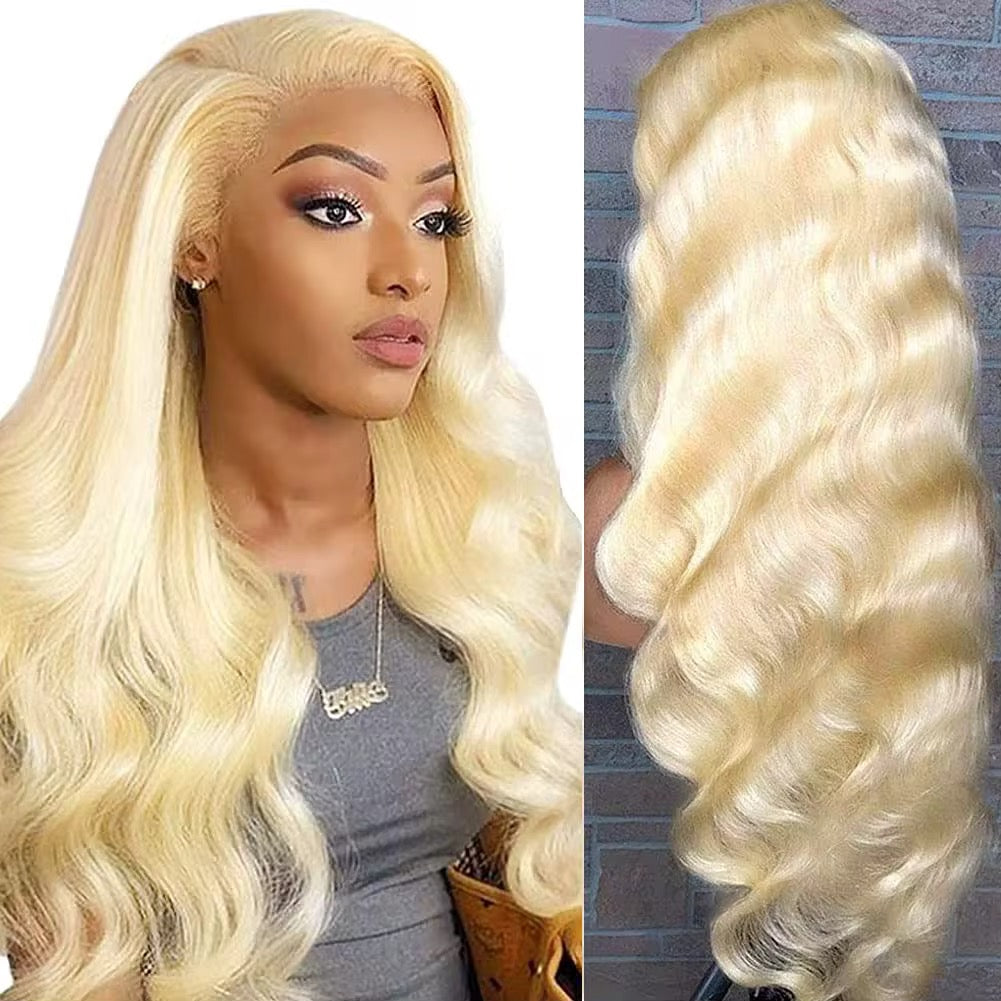 Blonde Body Wave 13 x 4 HD Lace Human Hair Wig