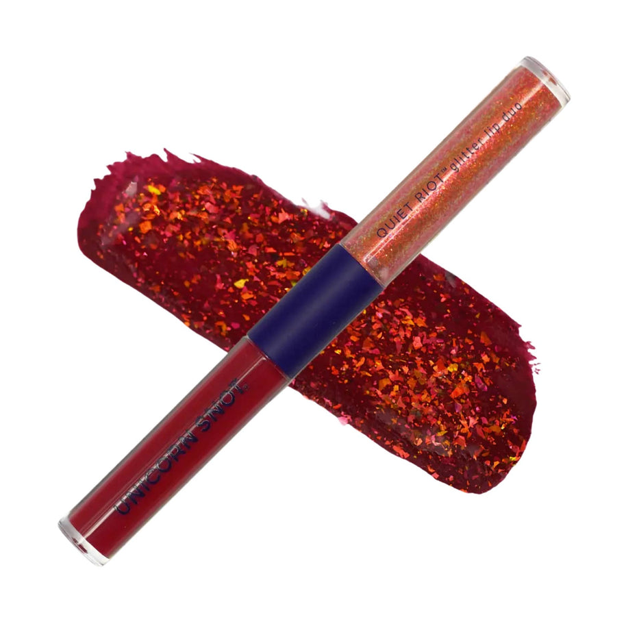 Quiet Riot | Red-Crypt | Glitter Lip Duo | Lip Paint