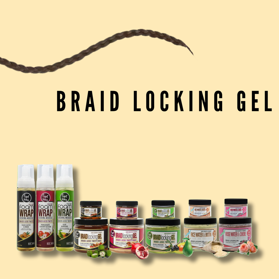 Braid Locking Gel Super Hold [Rose Water]