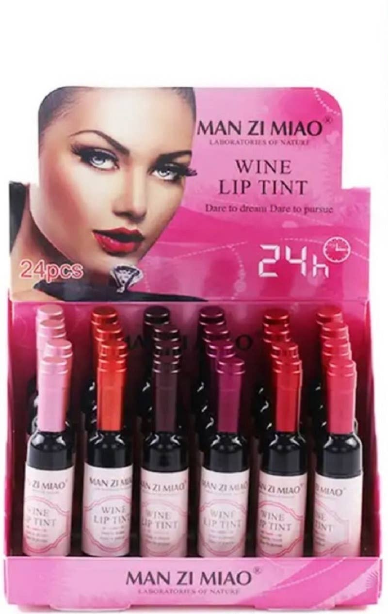 Wine Bottle Shape Lip Tint – Long-Lasting Waterproof Lip Stain | Buildable Color, Smudge-Proof Finish