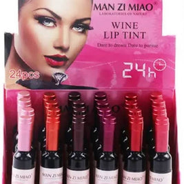 Wine Bottle Shape Lip Tint – Long-Lasting Waterproof Lip Stain | Buildable Color, Smudge-Proof Finish