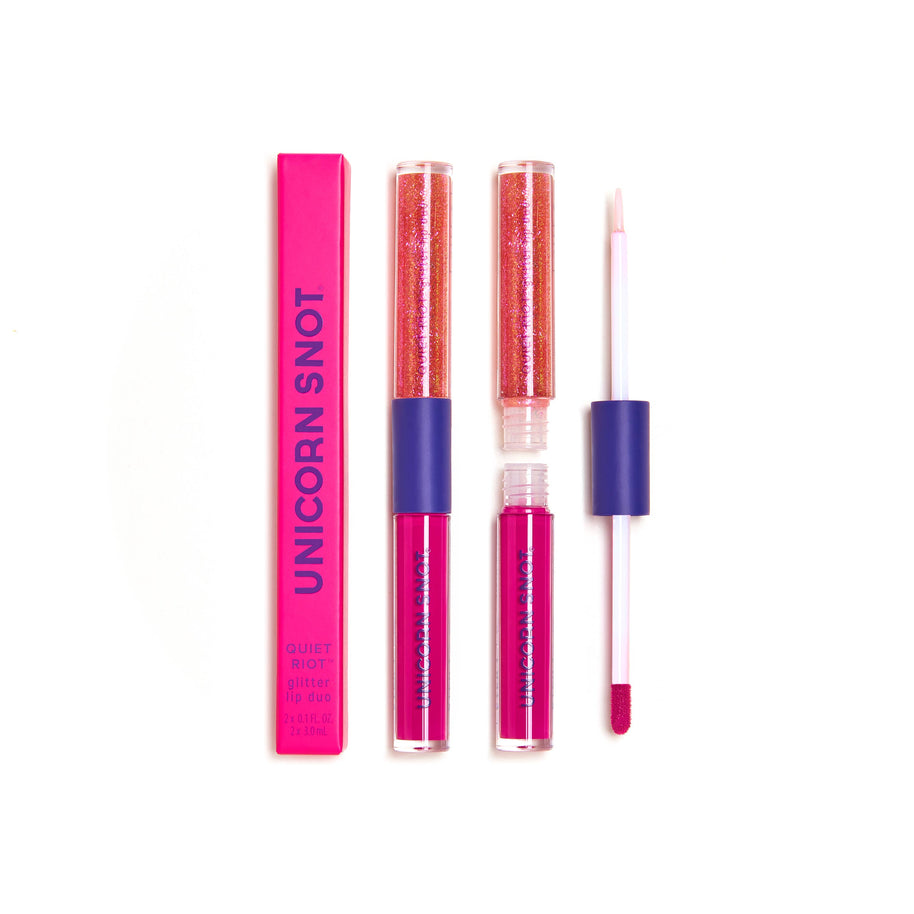 Quiet Riot 2in1 | Pink-Fusion | Glitter Lip Duo | Lip Paint